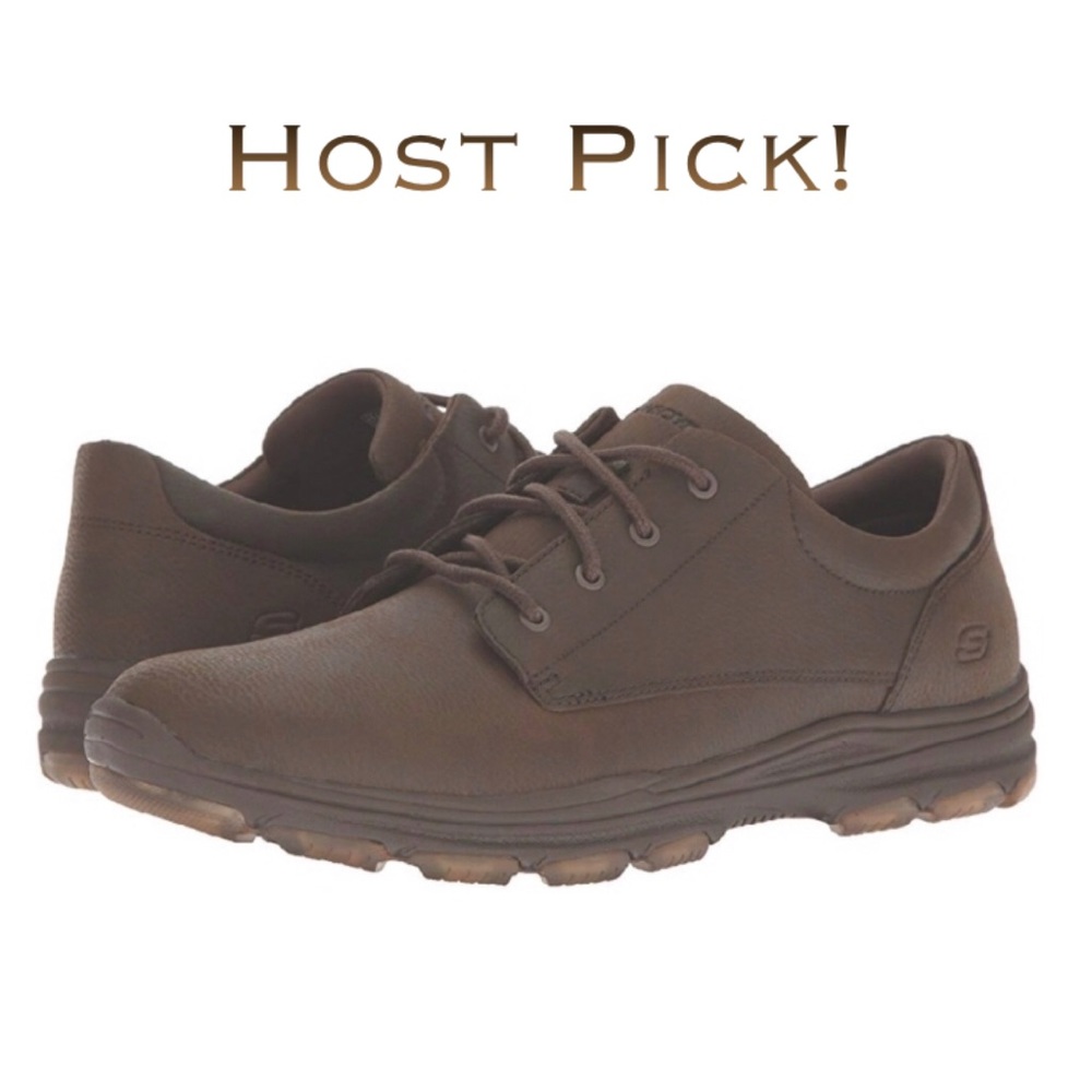 Men's Skechers Garton Modesto Oxford Brown